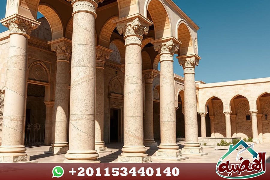 ديكورات حجر هاشمي للعمدان