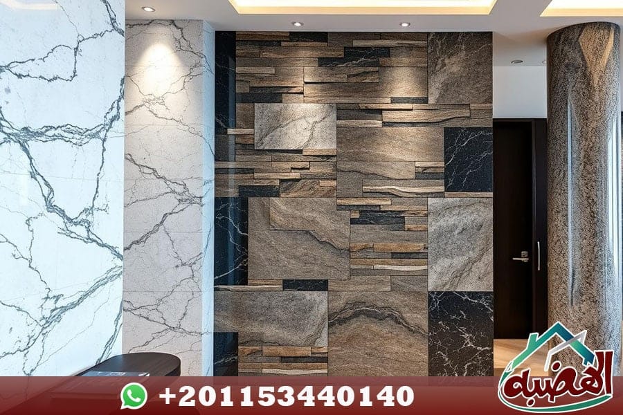 ديكورات حجر داخلي للمنازل