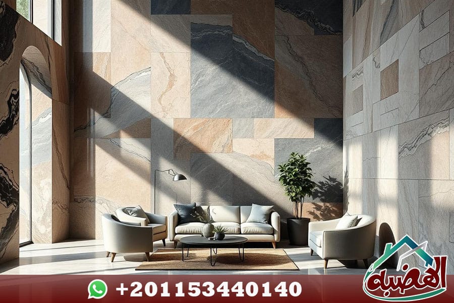 ديكورات حجر داخلي للمنازل