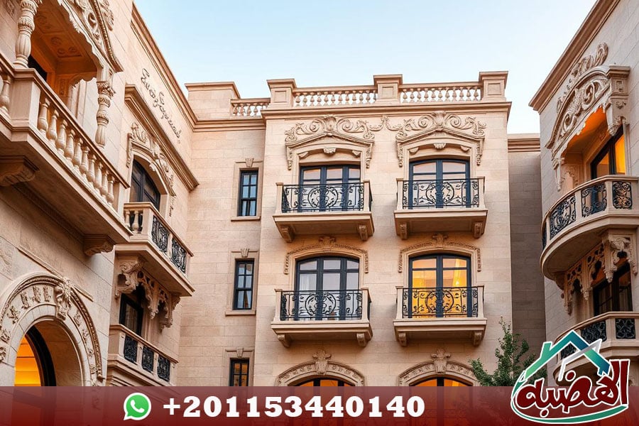 ديكورات حجر هاشمى للواجهات 